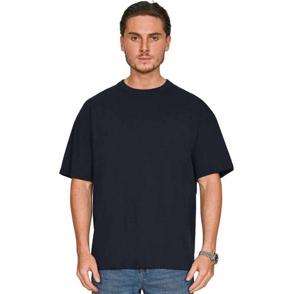 Casual Classics Unisex Adult Combed Ringspun Cotton Oversized T-Shirt / Navy